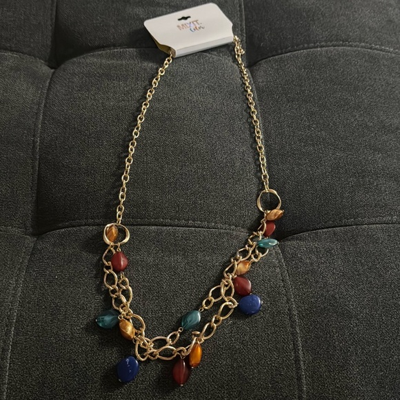 Mixit Jewelry - NWT trendy fun necklace by MIXIT color in gold tone